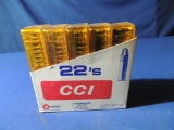 500 Rounds of CCI 22 Short Ammunition