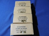 Four Boxes of 38 Special Military Ammunition