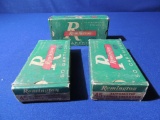 Three Full Boxes of Factory Remington Wad Cutter 45 ACP Ammunition