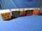 Five Vintage Shotgun Shell Boxes with Ammo