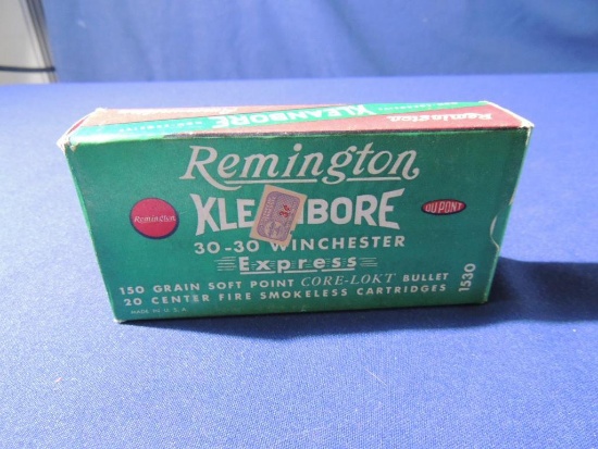 Vintage Remington 30-30 Caliber Ammo