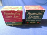 Two Full Vintage Remington 16 Gauge Shotgun Shell Boxes