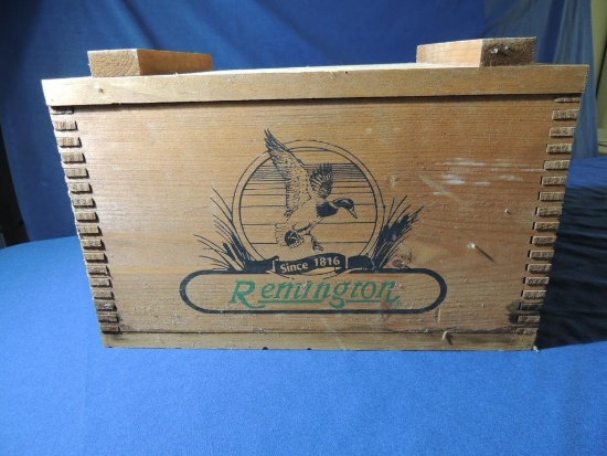 Remington Wooden Ammo Box