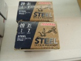 Two Full Boxes of 20 Gauge Steel Shot