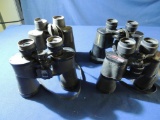 Four pair of Binoculars