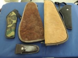 Pistol Case and Holster Lot
