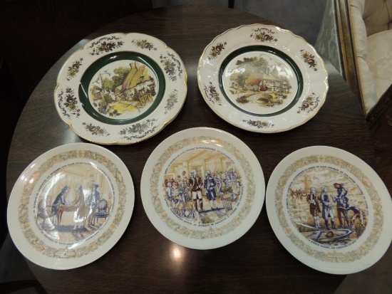 Five Collector Plates