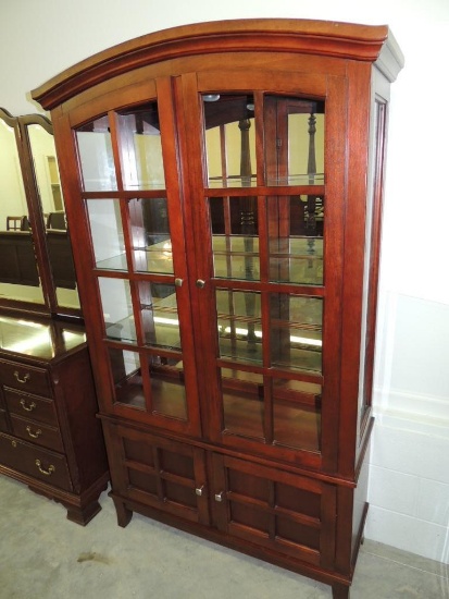 Cherry Finish China Cabinet