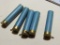 Five 28 Gauge Pin Fire Paper Shotgun Shells
