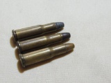 Three 25-20 Winchester Cartridges