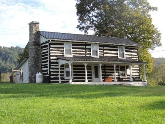 Historic Log Home on 6 Acres