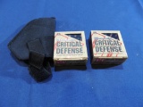 40 Rounds of Hornady Critical Defense 380 and Holster