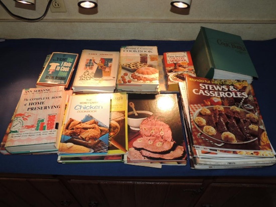 Large Lot of Cookbooks