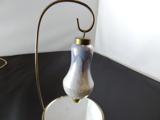 Hand Blown Glass Ornament with Stand