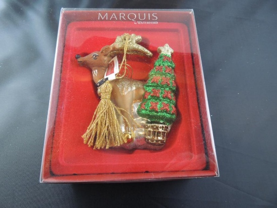 Waterford Raindeer with Tree Ornament