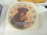 Peters Advertising Thermometer with Black Lab