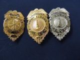 Three West Virginia Fire Department Badges