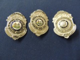 Three West Virginia State Trooper Badges