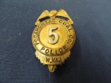 One West Virginia Pocahontas Coal Police Badge