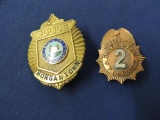Two West Virginia Police Badges