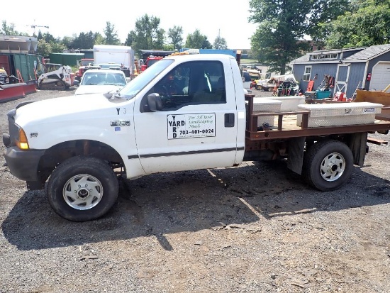 2001 Ford F250 Flat Bed Truck