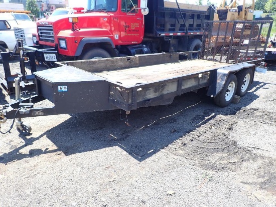 16 Foot Dual Axle Landscaping Trailer