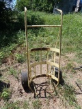 Large 50 Gallon Barrel Cart