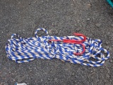 Large Climbing Rope with Grappling Hook