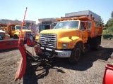 1997 Ford F700 Diesel Snow Removal Dump Truck