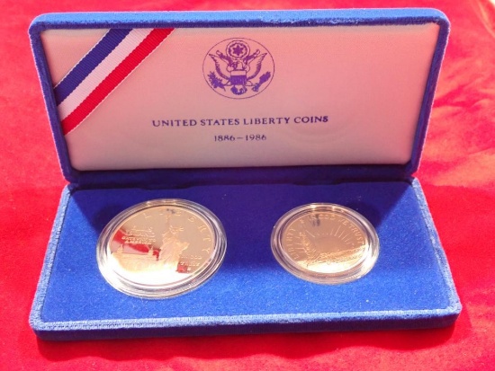 1986 Ellis Island Commemorative Coin Set