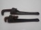 Two 450MM Pipe Wrenches