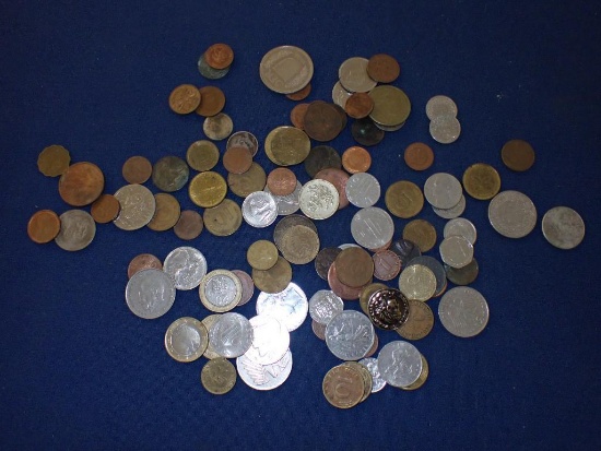 Bag Lot of Foreign Coins