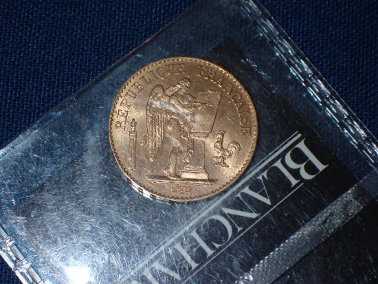 French 20 Franc Gold Coin