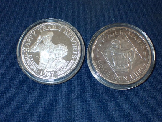 Two One Ounce Silver Rounds