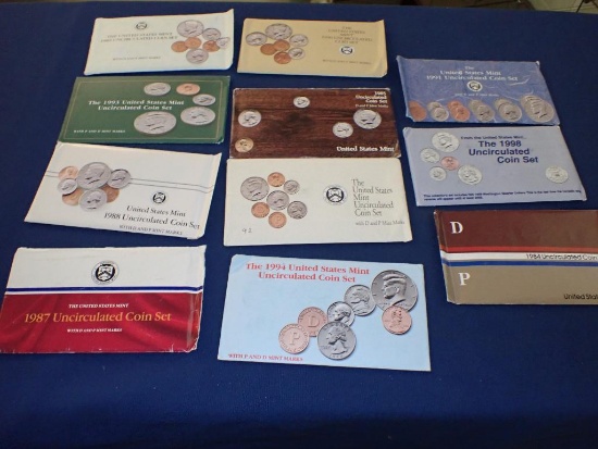 1980s and 90s Uncirculated Mint Sets