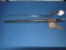 Two 1873 US Springfield Bayonets