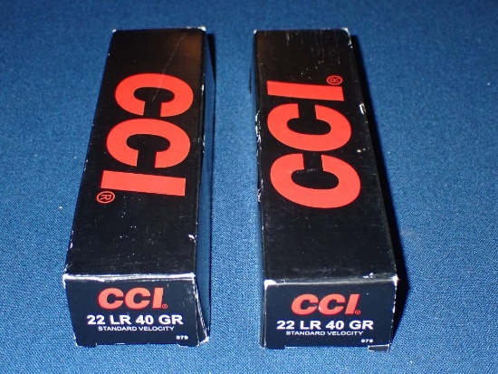 Two Boxes of CCI 22 LR Ammo