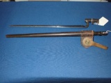 Two 1873 US Springfield Bayonets