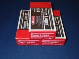 Three Boxes of 9mm Luger Ammo