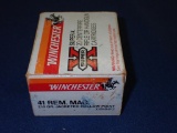 Winchester 41 Rem Mag Ammo