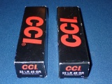 Two Boxes of CCI 22 LR Ammo
