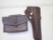 Leather Holster and Ammo Pouch