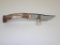 Custom Flint Knapped Antler Handle Knife