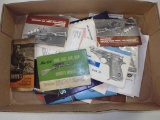 Box Lot of Vintage Gun Manuals