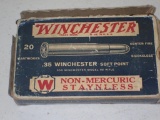 Vintage 35 Winchester Ammo