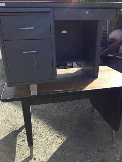 2 Metal Shop Desk