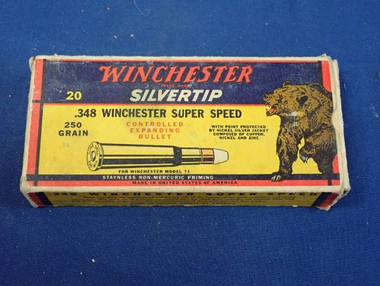 Vintage 348 Winchester Ammunition
