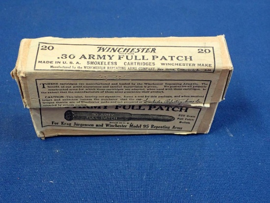 Vintage 3-40 Army Ammunition
