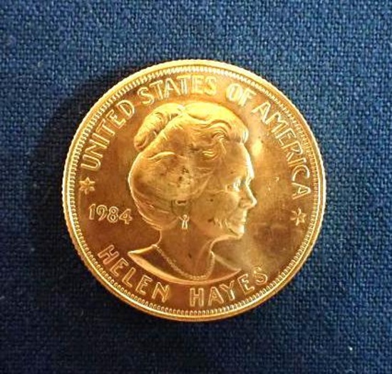 1984 Helen Hayes One Ounce Gold Coin