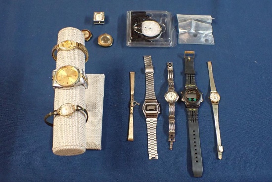 Box Lot of Various Pocket Watches